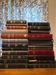 A stack of bibles